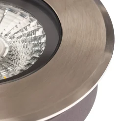 BRUMBERG Hybride Flat LED-gulvlampe til indbygning, 15 cm