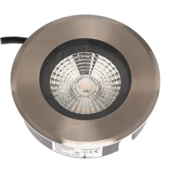 BRUMBERG Hybride Flat LED-gulvlampe til indbygning, 13 cm