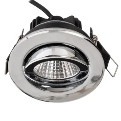 BRUMBERG indbygningsspot IP65 rund kan kobles krom