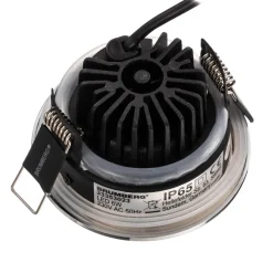 BRUMBERG indbygningsspot IP65 rund kan kobles krom