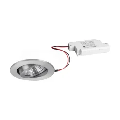 BRUMBERG indbygningsspot IP65 rundt kan dæmpes alu