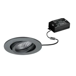 BRUMBERG LED indbygningsspot Tirrel-R, on/off, mat titanium