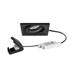 BRUMBERG LED-indbygningsspot BB37 RC tilslutningsdåse struktureret sort