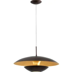 Brun-guld lakeret Nuvano-pendel