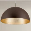 Brun-gylden pendellampe Nerry