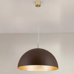 Brun-gylden pendellampe Nerry