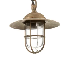 Bruno pendel til udendørs brug, antik messing