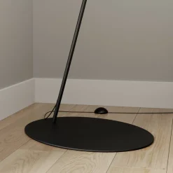 Buelampe Alice med tekstilskærm, kaffe