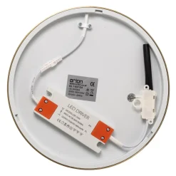 Bully LED-loftslampe med patina-look, Ø 24 cm