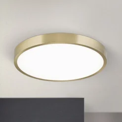 Bully LED-loftslampe med patina-look, Ø 28 cm