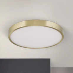 Bully LED-loftslampe med patina-look, Ø 28 cm