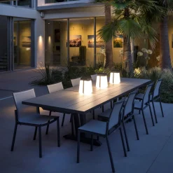 Bump 300 soldrevet lanterne, bærbar, grå