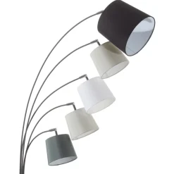 By Rydéns Foggy gulvlampe, 5 skærme, sort