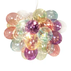 By Rydéns Gross glas-hængelampe, kulørt, 50 cm