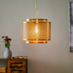 By Rydéns Hermine hængelampe, messing