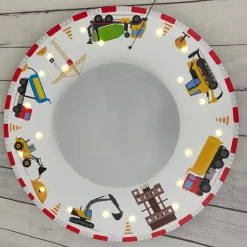 Byggeplads loftlampe med LED-stjernehimmel