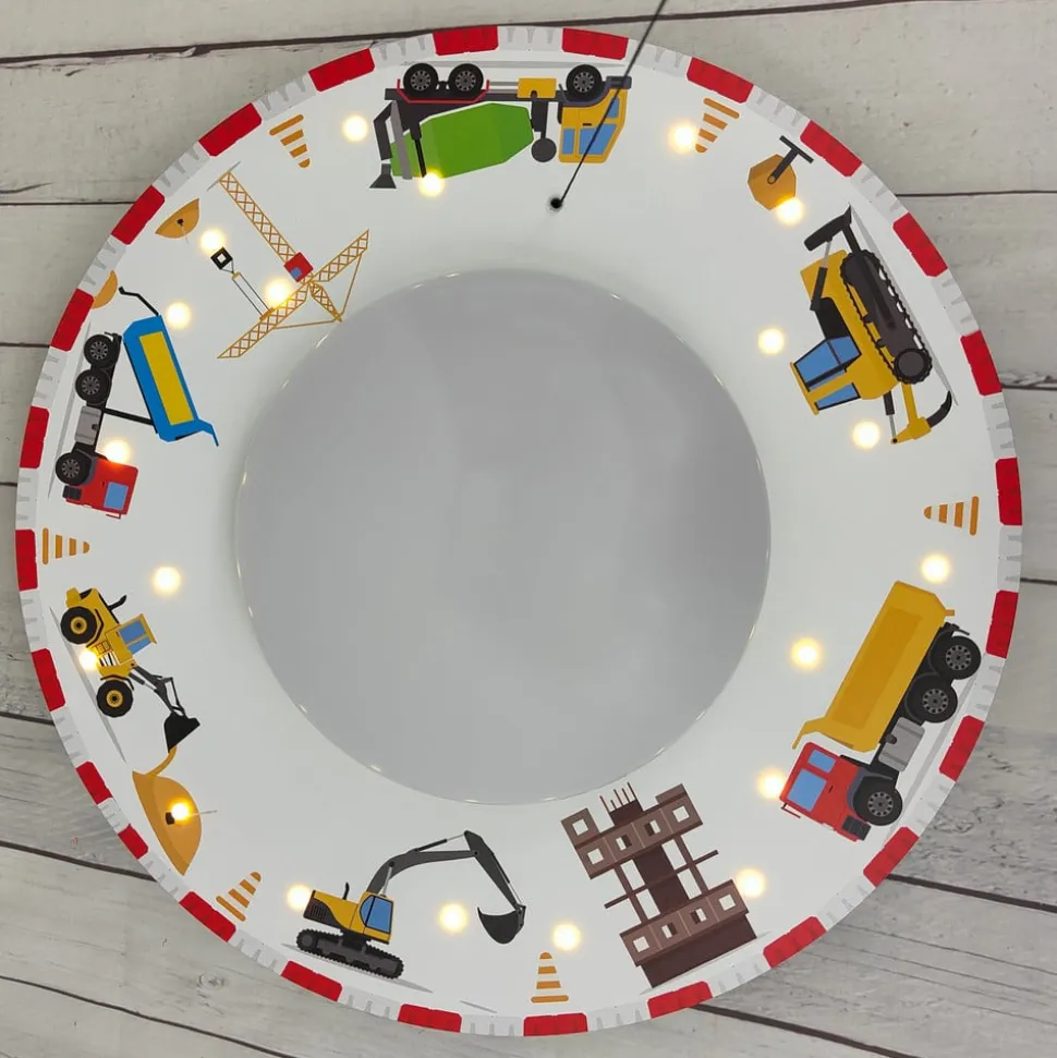 Byggeplads loftlampe med LED-stjernehimmel