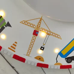 Byggeplads loftlampe med LED-stjernehimmel