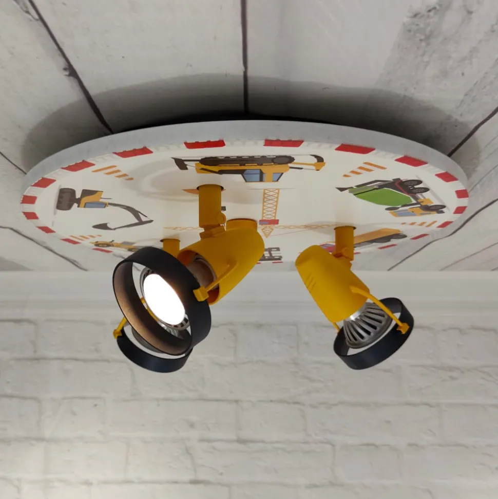 Byggeplads loftspot, 3 lyskilder