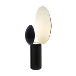 Caché bordlampe, bevægelige skærme, mat sort