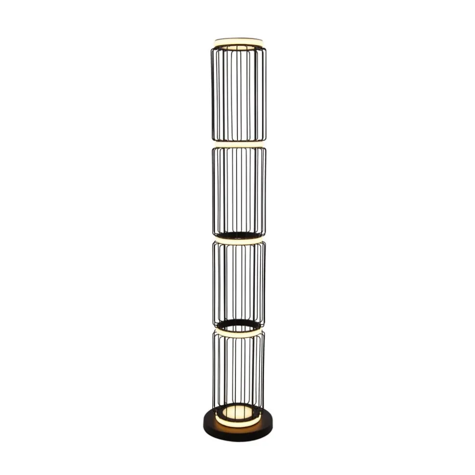 Cage LED-gulvlampe i burdesign