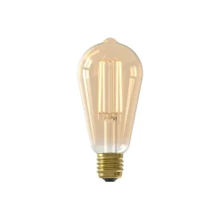 Calex E27 ST64 3,5 W LED-filament guld 821, dæmpes