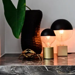 Calex G125 Top topforspejlet E27 4 W sort Ø12,5cm