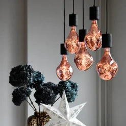 Calex Organic Evo LED-pære E27 6W dæmpbar rosé