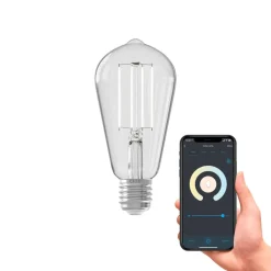 Calex Smart E27 ST64 LED 7 W filament 1800-3000K