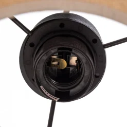 Calisto væglampe, jute, naturbrun, afbryder