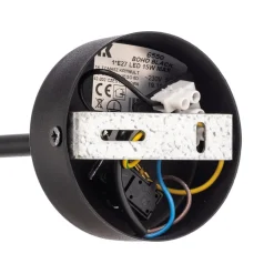 Calisto væglampe, jute, naturbrun, afbryder