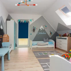 Cambridge loftlampe 6 lyskilder, orange-rød-turkis