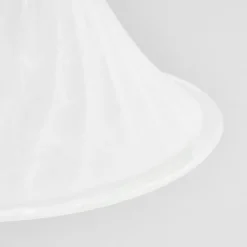 CAMEROON pendellampe i patineret messing