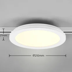 Camillus LED-skinnelampe til DUOline, hvid, Ø 26 cm