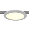Camillus LED-skinnelampe til DUOline, titanium, Ø 26 cm