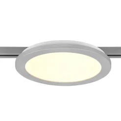 Camillus LED-skinnelampe til DUOline, titanium, Ø 26 cm