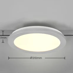 Camillus LED-skinnelampe til DUOline, titanium, Ø 26 cm