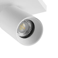 CAN TILT loftspot, hvid, 48 x 9 cm, 3 lyskilder, metal GU10