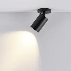 CAN TILT loftspot, sort, Ø 8 cm, 1 lyskilde, metal GU10