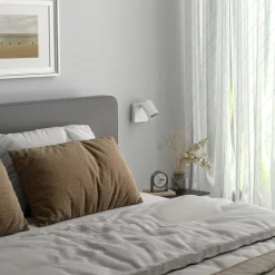 CAN TILT vægspot, hvid, 10 x 10 cm, metal, GU10-kontakt