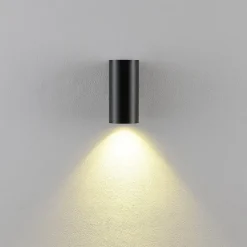 CAN væglampe, sort, 1 lyskilde, højde 13 cm, metal, GU10