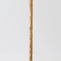 Cancelliere Rotonda chintz-gulvlampe sort/guld