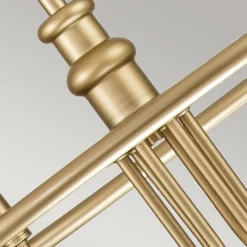 Capitol Hill lysekrone, 6 lyskilder, messing