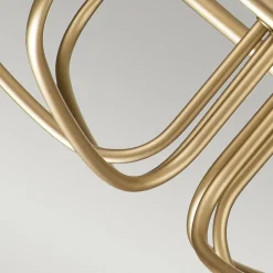 Capitol Hill lysekrone, 6 lyskilder, messing