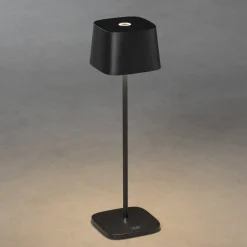 Capri LED-bordlampe til udendørs brug, sort