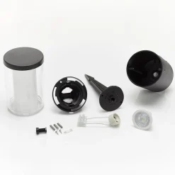 Carlo LED-lampe med jordspyd, sort 25 cm 3,5 W CCT