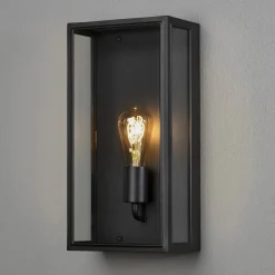 Carpi udendørs væglampe, sort, 20,5 x 40 cm