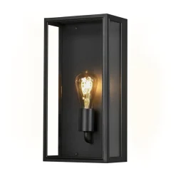 Carpi udendørs væglampe, sort, 20,5 x 40 cm