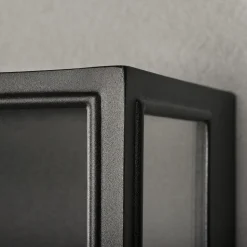 Carpi udendørs væglampe, sort, 20,5 x 40 cm