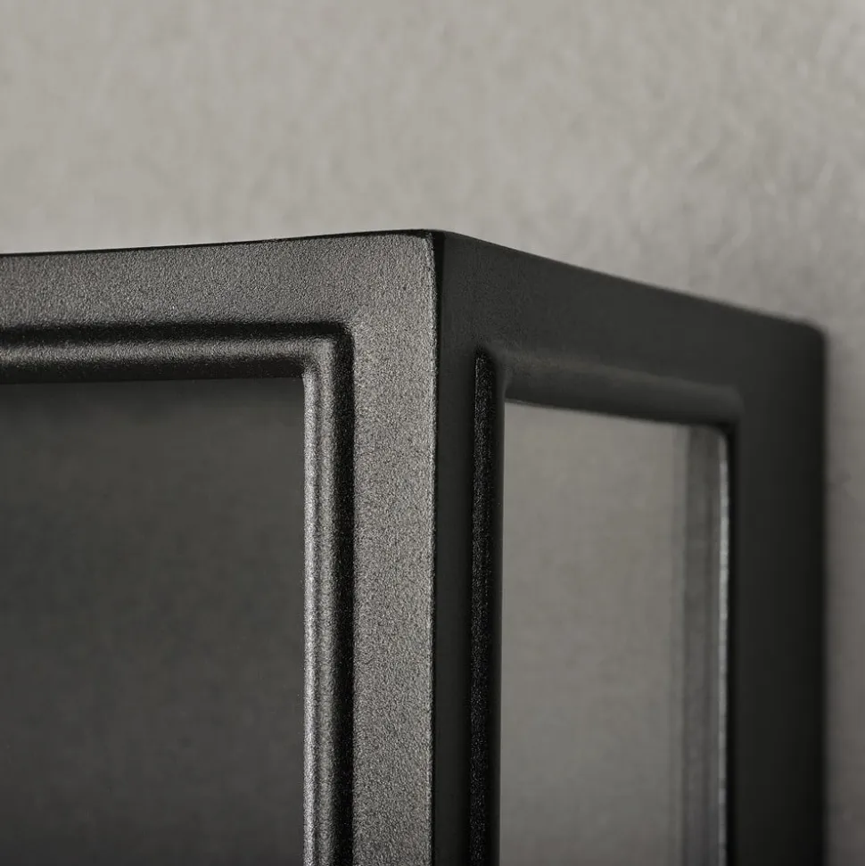 Carpi udendørs væglampe, sort, 20,5 x 40 cm